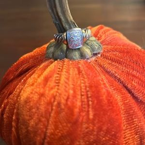 Samuel B 14k Sterling Silver with Diamond accents Rings in Size 7